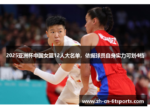 2025亚洲杯中国女篮12人大名单，依据球员自身实力可划4档